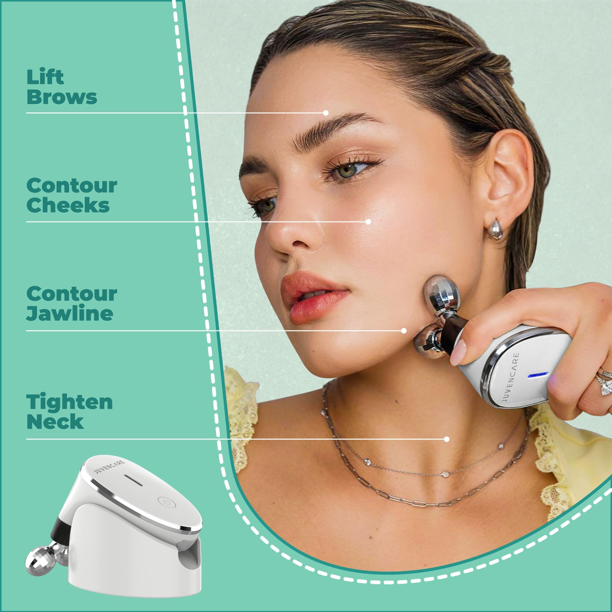 Microcurrent Facial Device - 6 in 1 Advanced Face Microcurrent